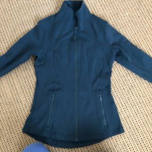 Lululemon Define Jacket size 6 deep turquoise